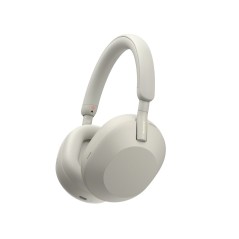 Sony WH-1000XM5 Wireless Headset - Premium Bluetooth Sound for Calls & Music - Sleek Silver & White Design - Varenummer: 4548736
